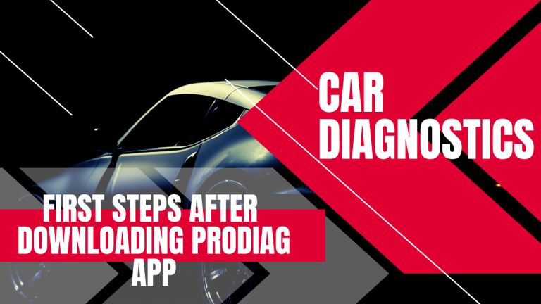 What to do after installing ProDiag on your device