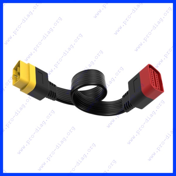 16-pin male to 16-pin female OBD2 cable