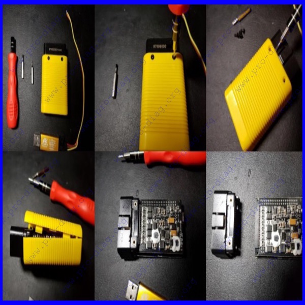 ProDiag flash – opening OBD device and preparing for flashing